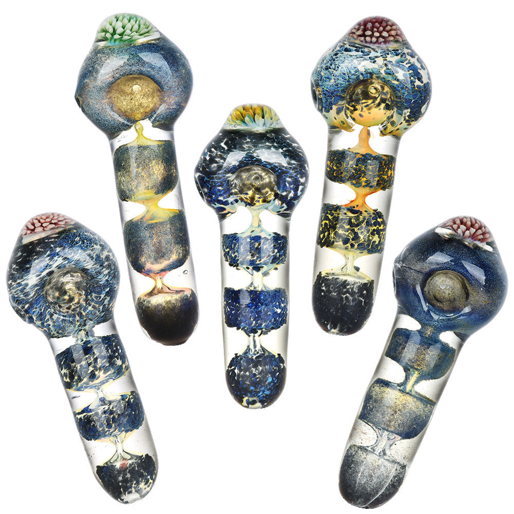 Fritted Glass Spoon Pipe