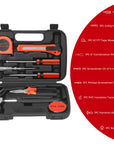 9 Piece Household Handy Solutions Tool Set for Everyday Tasks