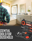 9 Piece Household Handy Solutions Tool Set for Everyday Tasks