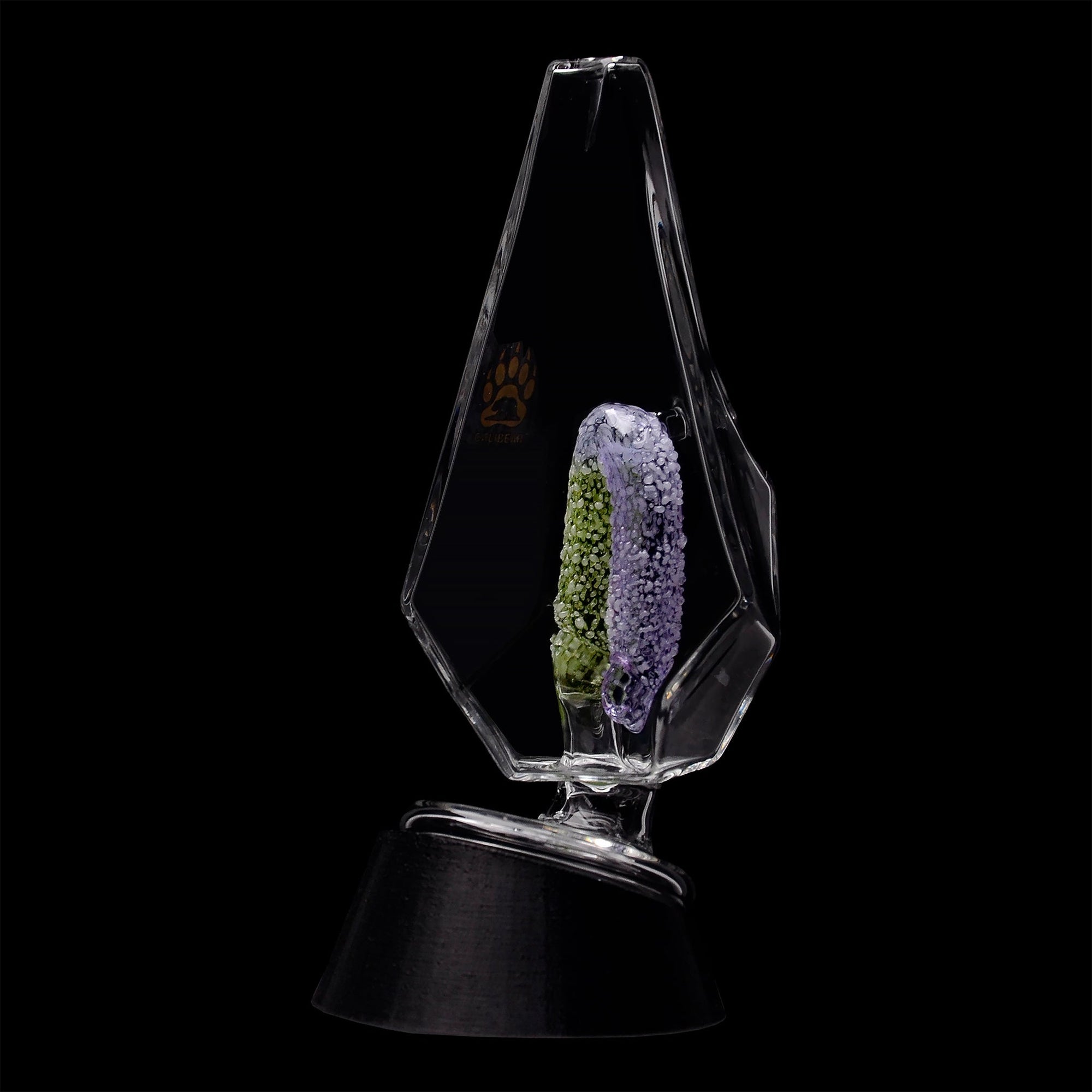 CaliBear Crystal Arch Puffco Peak Glass Attachment