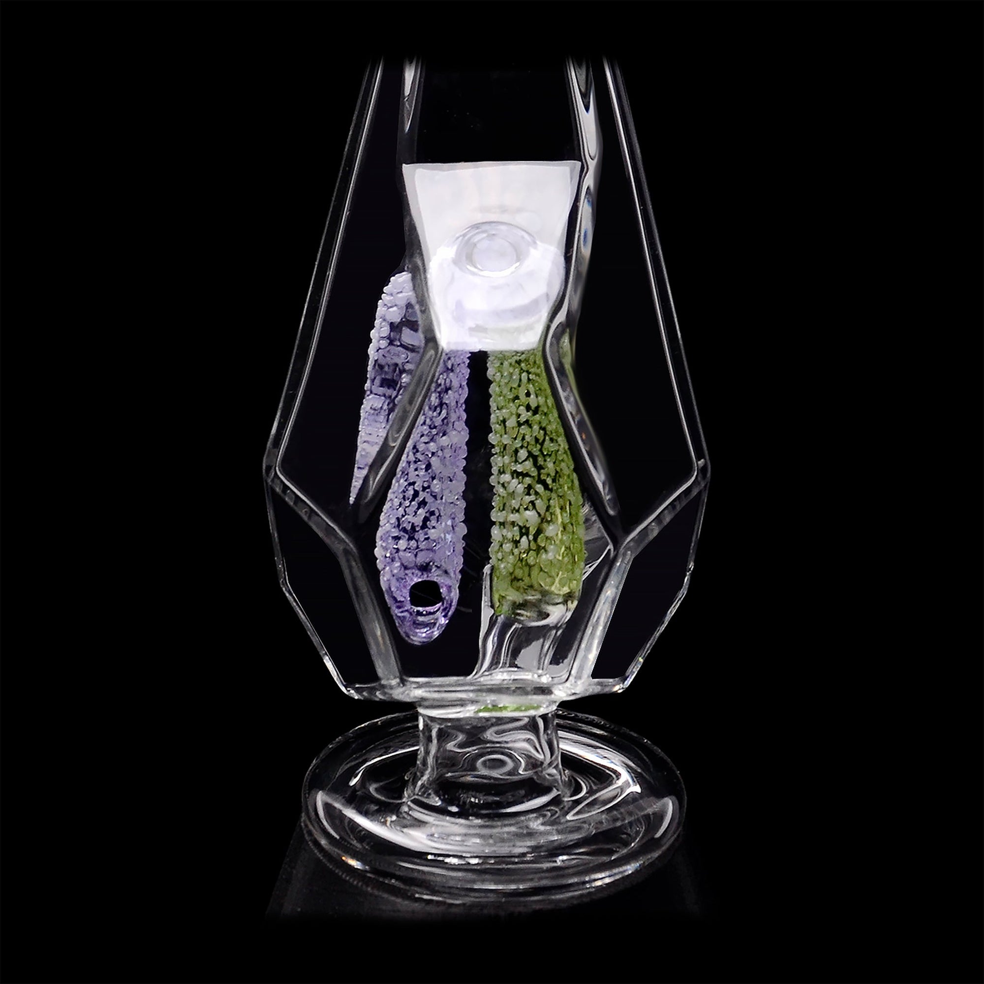 CaliBear Crystal Arch Puffco Peak Glass Attachment
