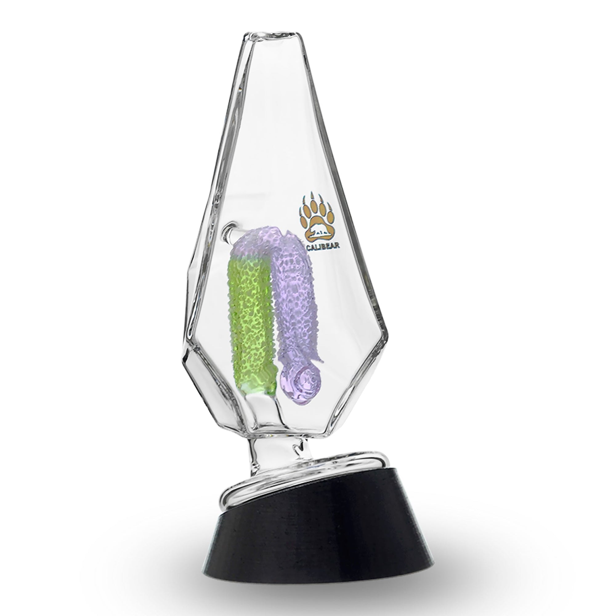 CaliBear Crystal Arch Puffco Peak Glass Attachment