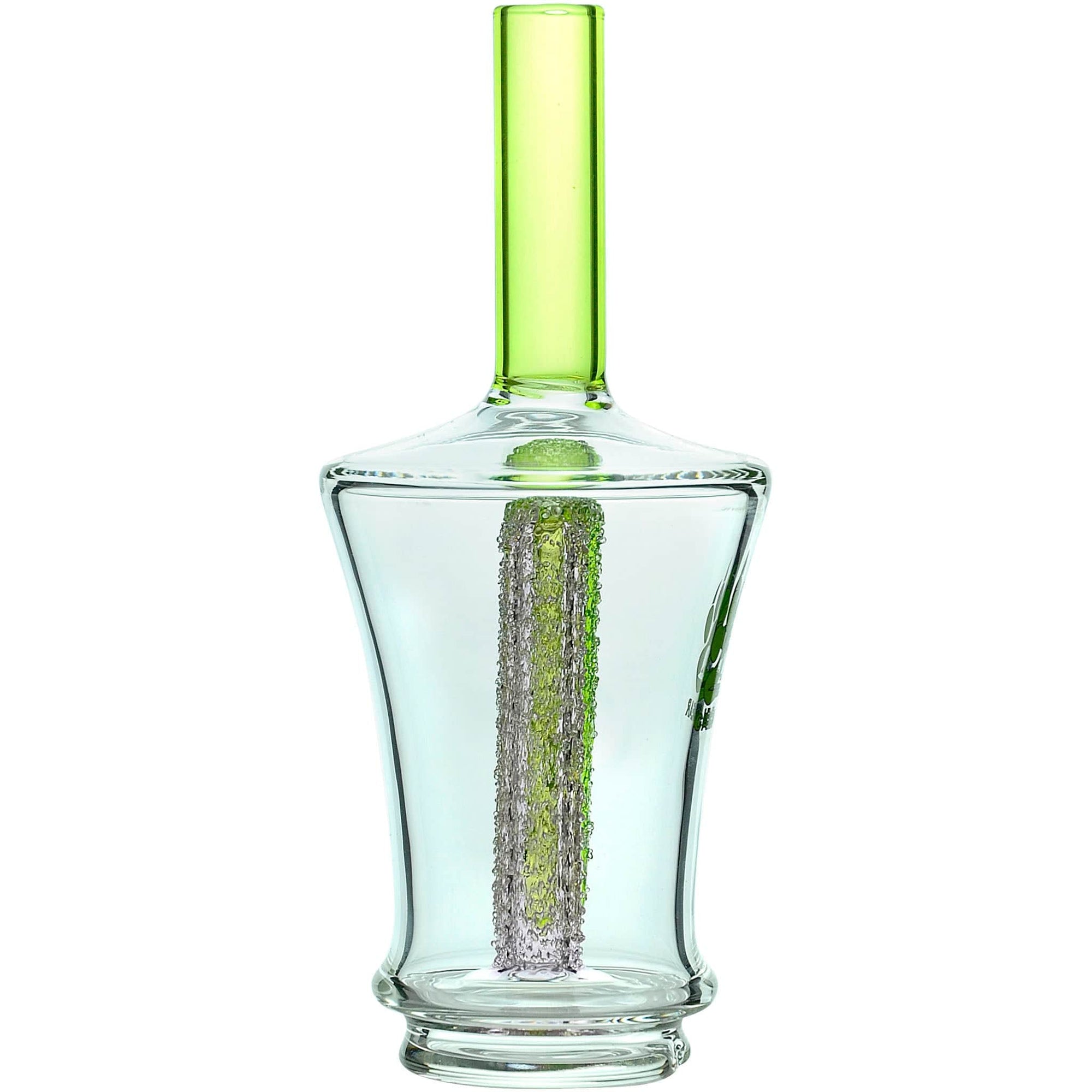 Calibear Encased Recycler Glass Attachment for Puffco Peak OG &amp; Pro | 5.9" Pinhole Perc Replacement Top