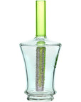 Calibear Encased Recycler Glass Attachment for Puffco Peak OG & Pro | 5.9" Pinhole Perc Replacement Top