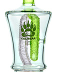 Calibear Encased Recycler Glass Attachment for Puffco Peak OG & Pro | 5.9" Pinhole Perc Replacement Top