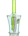 Calibear Encased Recycler Glass Attachment for Puffco Peak OG & Pro | 5.9" Pinhole Perc Replacement Top