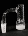 Full Weld Opaque Tower Banger Kit | Opaque Tower Quartz Banger Profile View | Golden Goat Quartz