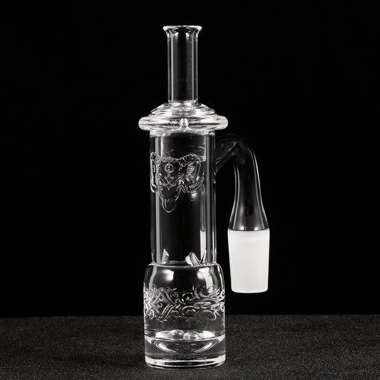 Full Weld Tower Quartz Banger Kit | Profile View | Golden Goat Quartz