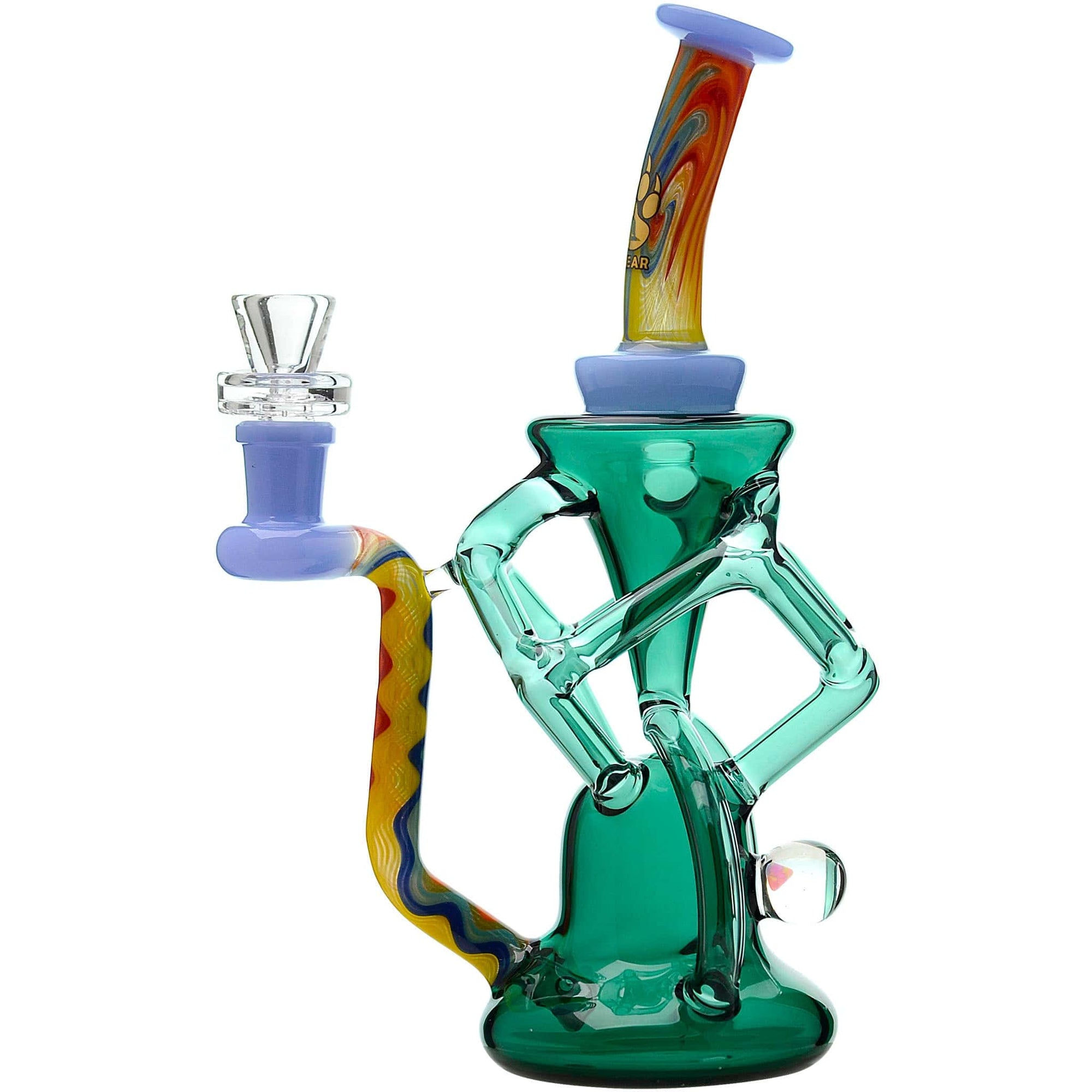 Cailbearb Quad Wigwag Recycler With Opal