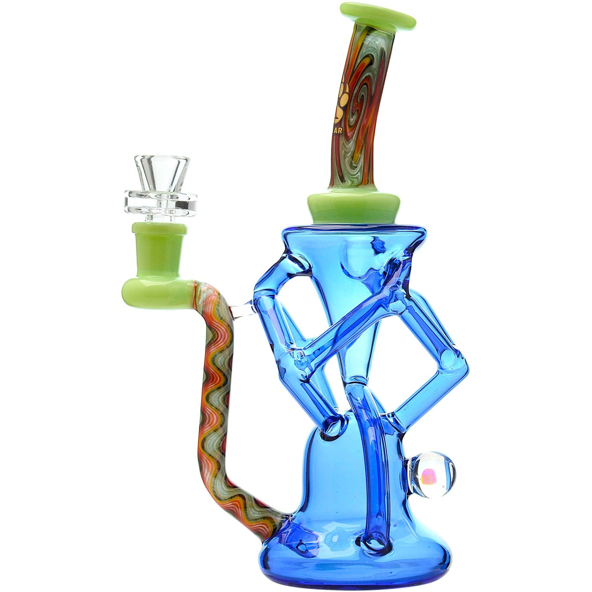 Cailbearb Quad Wigwag Recycler With Opal