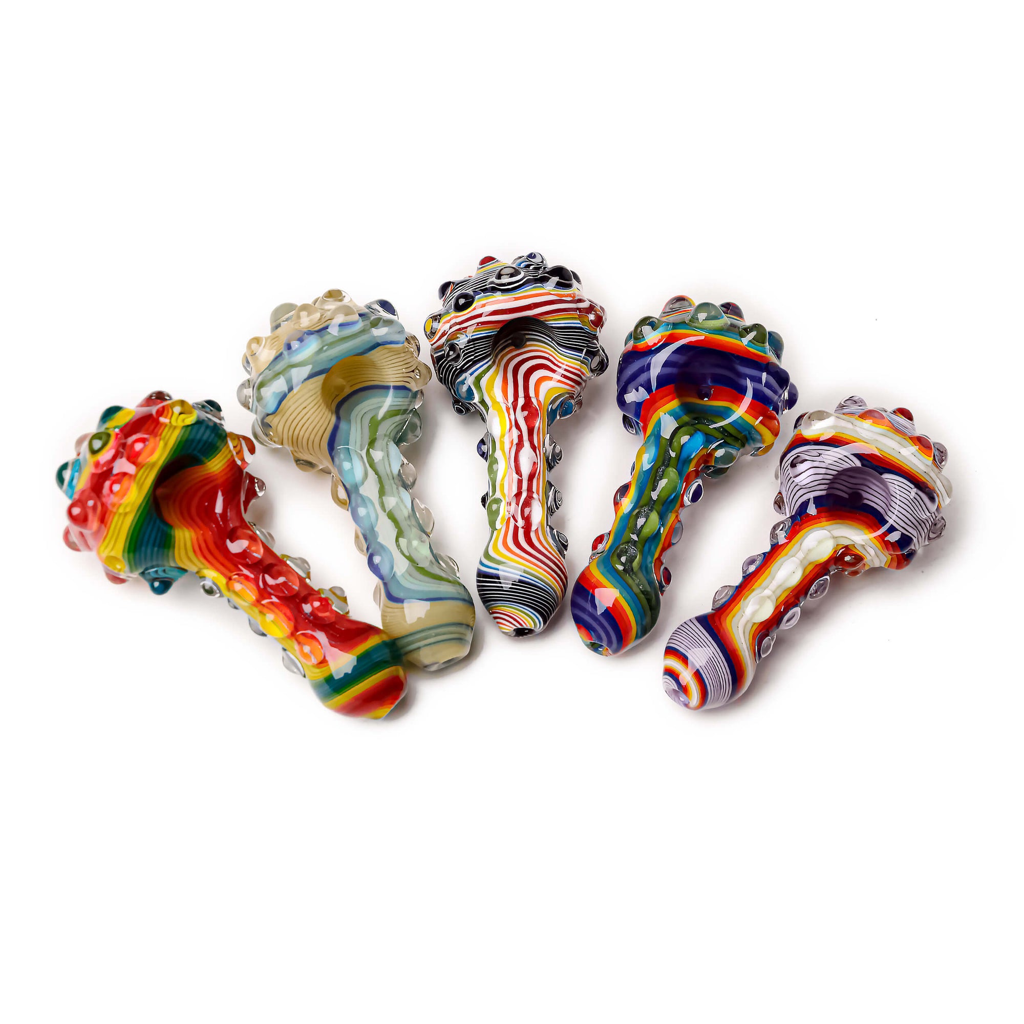 Calibear Rainbow Wigwag Spoon Pipe Series