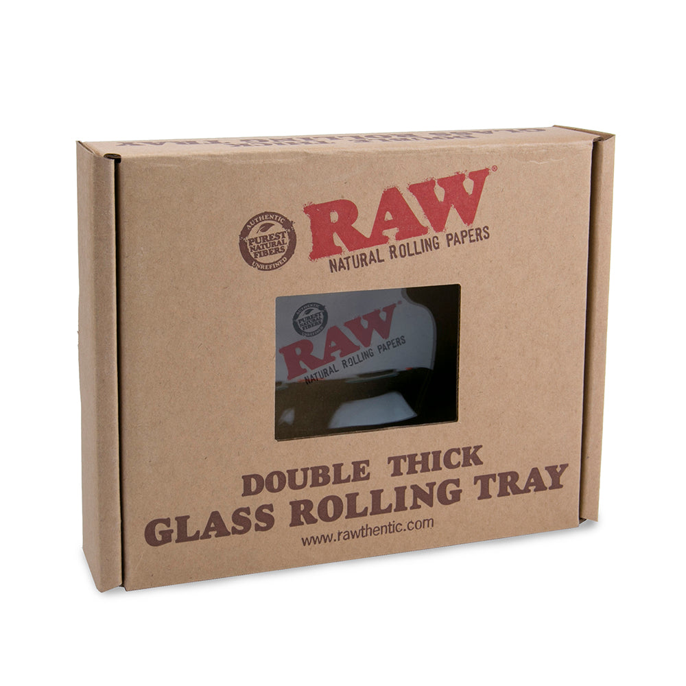 RAW Double Thick Glass Rolling Tray