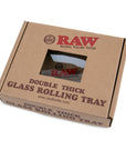 RAW Double Thick Glass Rolling Tray