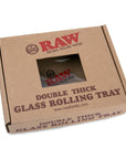 RAW Double Thick Glass Rolling Tray