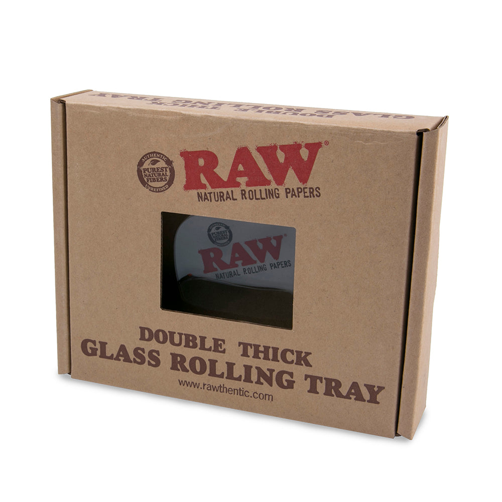 RAW Double Thick Glass Rolling Tray
