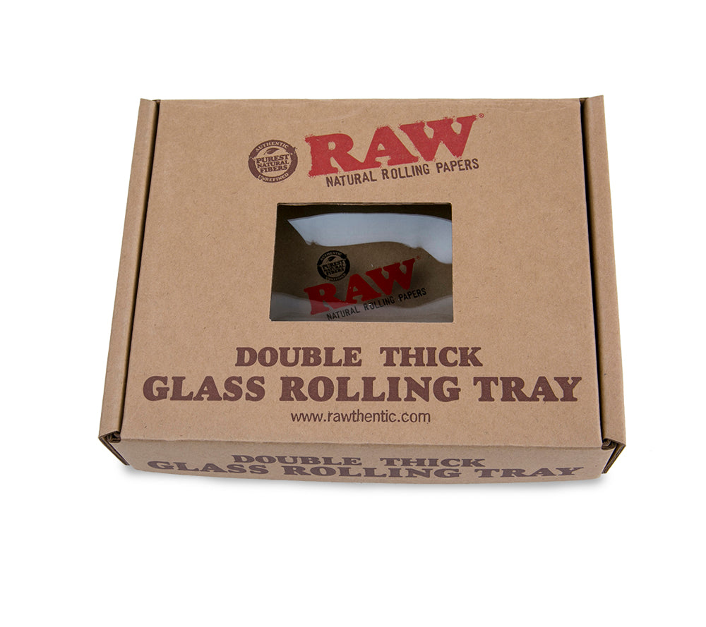 RAW Double Thick Glass Rolling Tray
