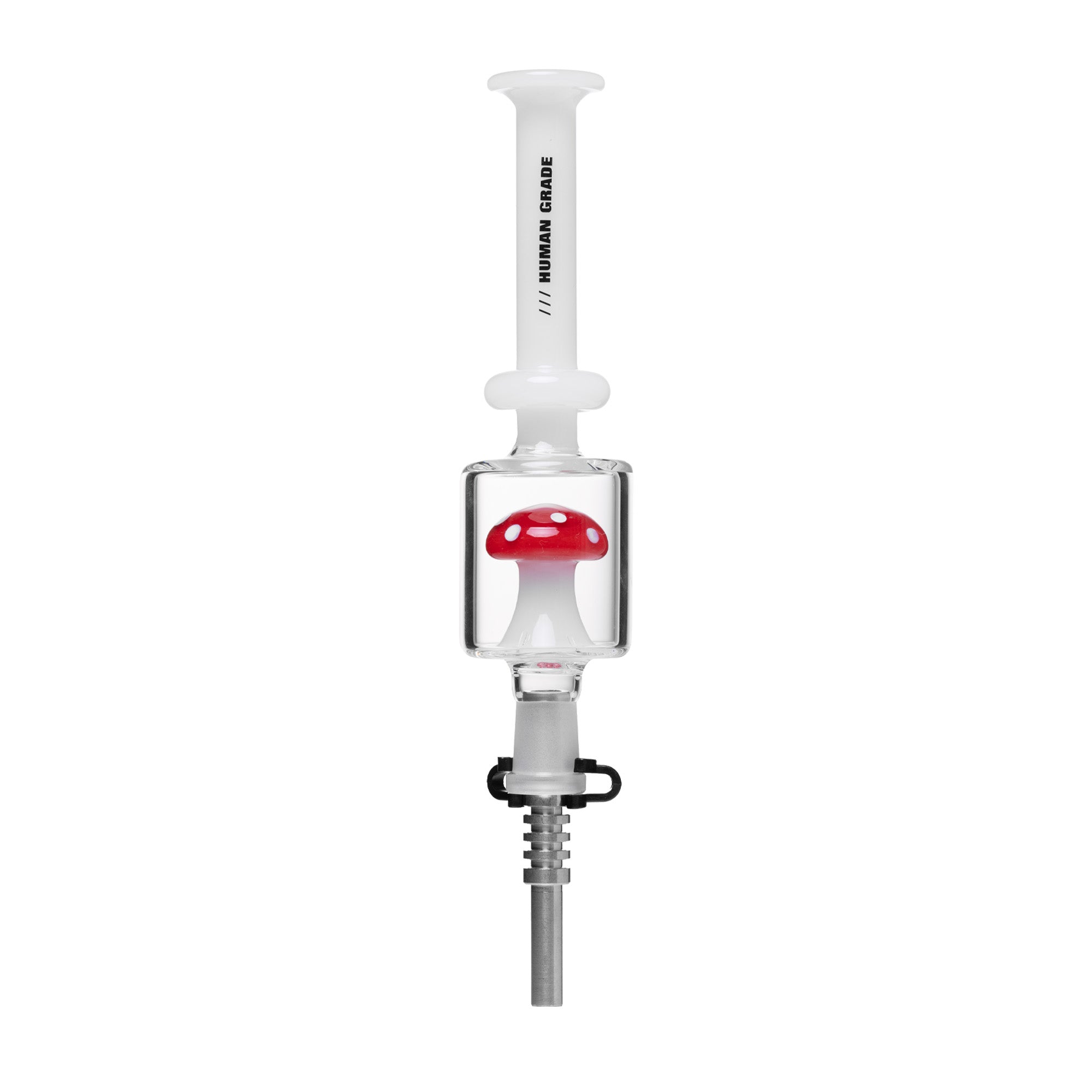 Human Grade Shroom Nectar Collector – Golden Goat Quartz