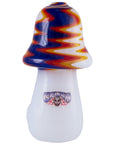 Crush Headdy Topper Colorful Mushroom Hand Pipe w/ Dragon Badge
