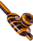 Crush Eye Candy Flat Belly Steam Rollers - Vibrant Borosilicate Hand Pipes