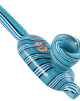 Crush Eye Candy Flat Belly Steam Rollers - Vibrant Borosilicate Hand Pipes