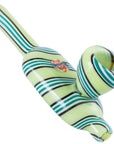 Crush Eye Candy Flat Belly Steam Rollers - Vibrant Borosilicate Hand Pipes