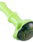 Crush Eye Candy 3D Floral Slime Glass Spoon Pipe - Multi-Color 🌈