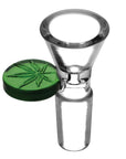 Embossed Leaf Bong Bowl