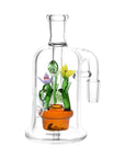 Pulsar Wild Flowers Glass Ash Catcher - 5" / 14mm / 90D