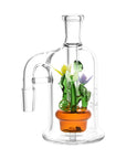 Pulsar Wild Flowers Glass Ash Catcher - 5" / 14mm / 90D