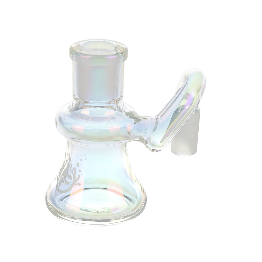 4CT BUNDLE - Pulsar Electroplated Glass Dropdown Ash Catcher - 14mm / 90D / Assorted Colors