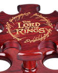 Pulsar Shire Pipes x LoTR COUNCIL OF ELROND Multi-Pipe Wood Display Stand - 8"x5"