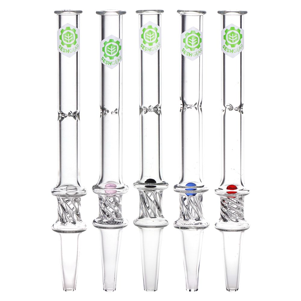 3CT BUNDLE - SeshGear Dab Straw Travel Kit - 5.9" / Colors Vary