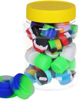 40CT JAR - Classic Swirl Silicone Container - 2ml / Assorted Colors