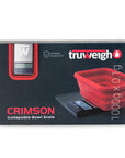 Truweigh Crimson Scale Collapsible Bowl - 1000g x 0.1g