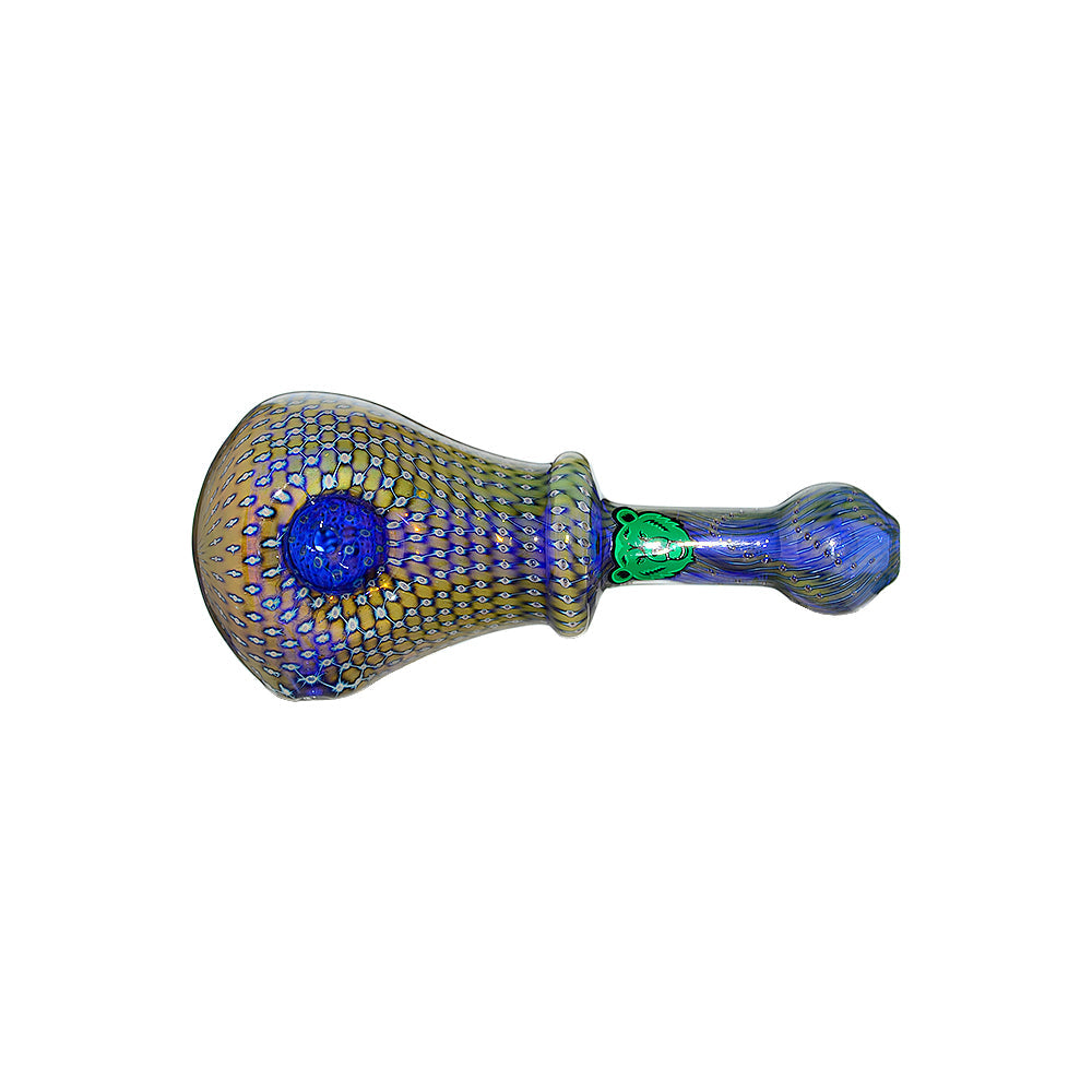 Speckled Head Spoon Pipe W/ Slim Handle