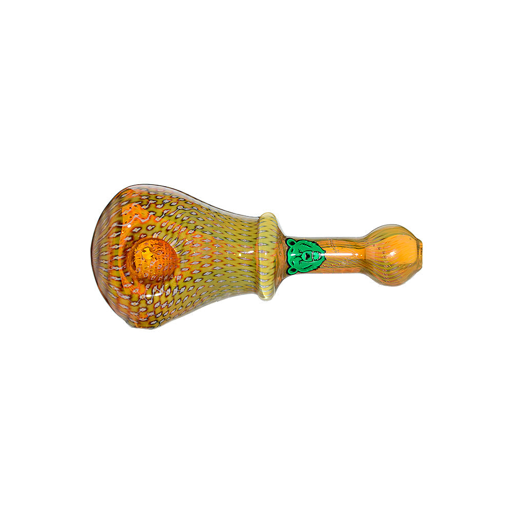 Speckled Head Spoon Pipe W/ Slim Handle