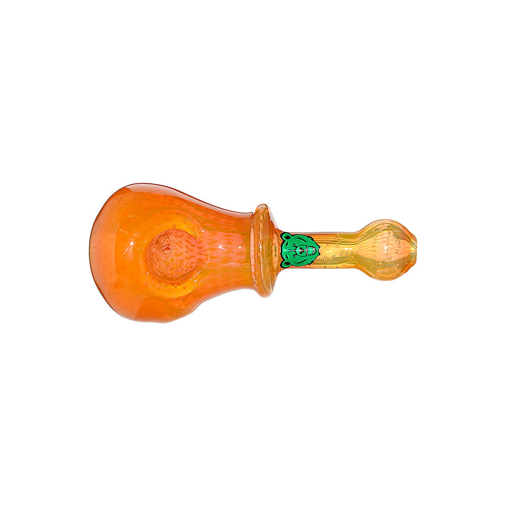 Speckled Head Spoon Pipe W/ Slim Handle