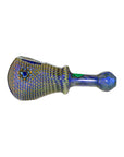 Speckled Head Spoon Pipe W/ Slim Handle