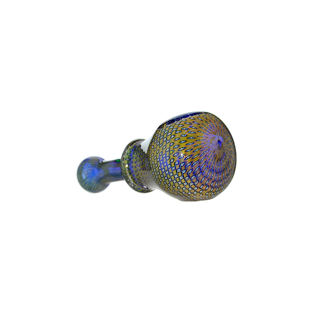Speckled Head Spoon Pipe W/ Slim Handle
