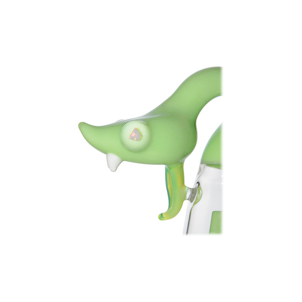 Calibear Spirit Snake Glass Attachment with Opal Eyes for Puffco Peak OG &amp; Pro