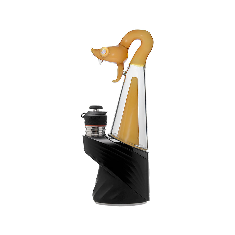 Calibear Spirit Snake Glass Attachment with Opal Eyes for Puffco Peak OG &amp; Pro