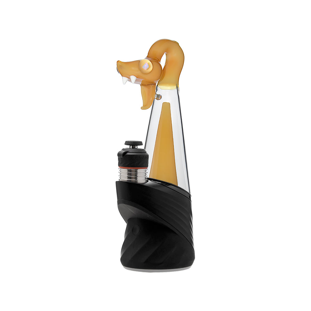 Calibear Spirit Snake Glass Attachment with Opal Eyes for Puffco Peak OG &amp; Pro