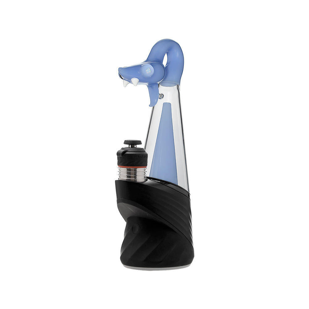 Calibear Spirit Snake Glass Attachment with Opal Eyes for Puffco Peak OG &amp; Pro