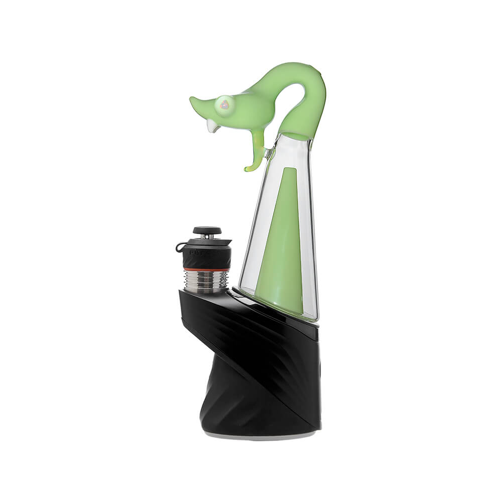 Calibear Spirit Snake Glass Attachment with Opal Eyes for Puffco Peak OG &amp; Pro