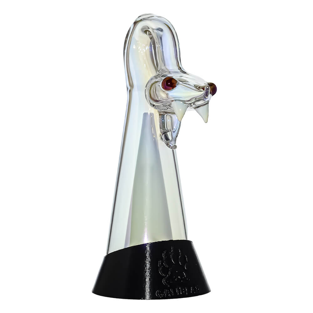 Calibear Spirit Snake Glass Attachment with Opal Eyes for Puffco Peak OG &amp; Pro