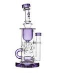 Calibear Straight Fab Klein Dab Rig | 9" Seed of Life Perc Borosilicate Glass Rig