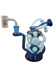 Spikes Recycler Dab Rig With Golden Goat Banger
