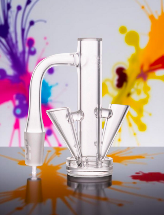Control Tower Quartz Banger With Double Funnel