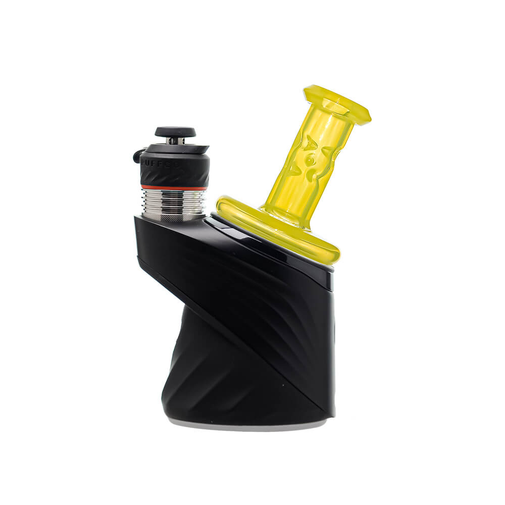 Simple Puffco Peak OG &amp; Pro Dry Top -– Color-changing Glass (Chameleon Pink) | Calibear