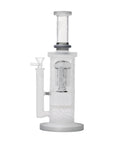 Human Grade Sacred Straight Sandblasted Glass Water Pipe
